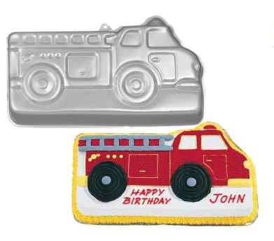 birthday cake decorations for girls. Fire Truck Birthday Cake and