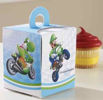 Mario Kart Birthday Cake and Cupcakes