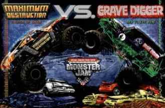 monster jam truck poster
