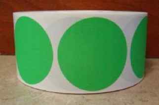 large green circle dots