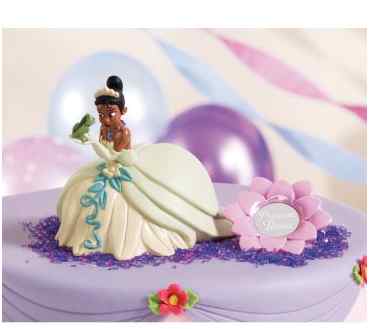 Princess and the Frog Birthday Cake and Cupcakes