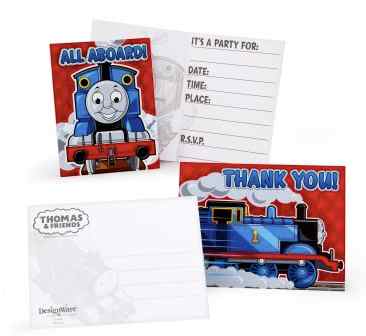 Kids Birthday Party Invitations on Thomas The Tank Engine Train Birthday Party Invitations   Kids Party