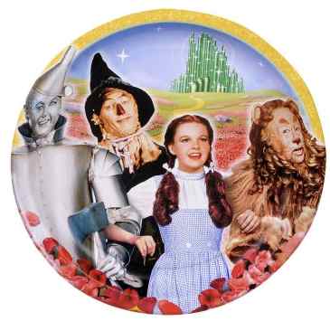 wizard of oz paper plates