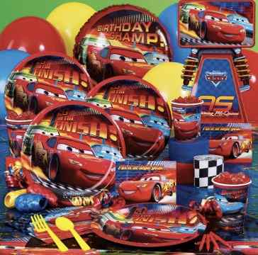  Disney Cars party supplies