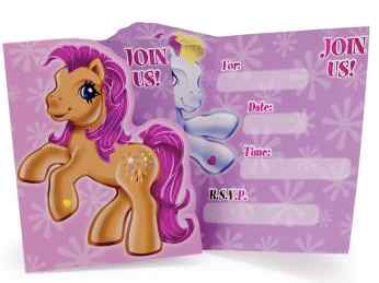 my little pony party invitations