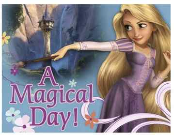 Tangled Rapunzel Party Invitations